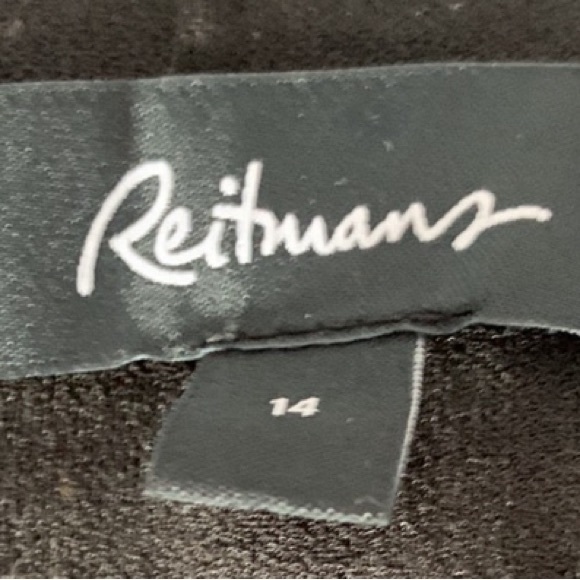 REITMANS black wide leg pants. Light weight, pockets-14 - Picture 7 of 9
